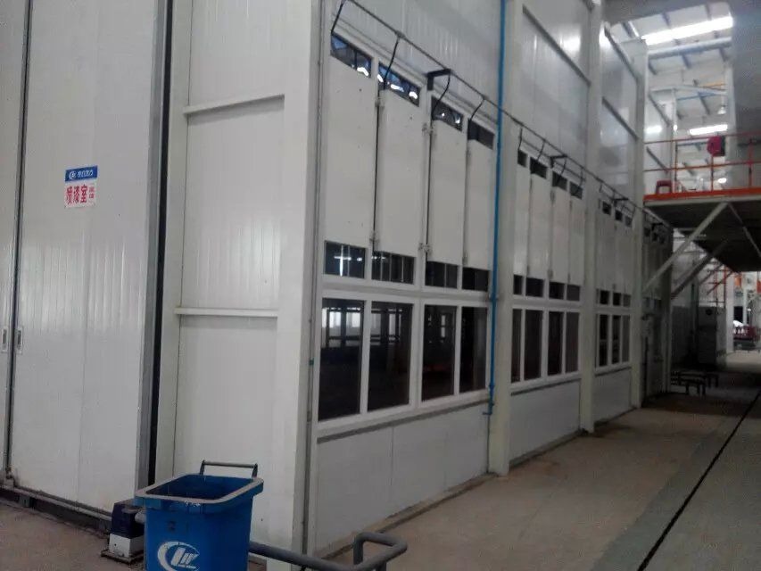 灑水車烤漆車間